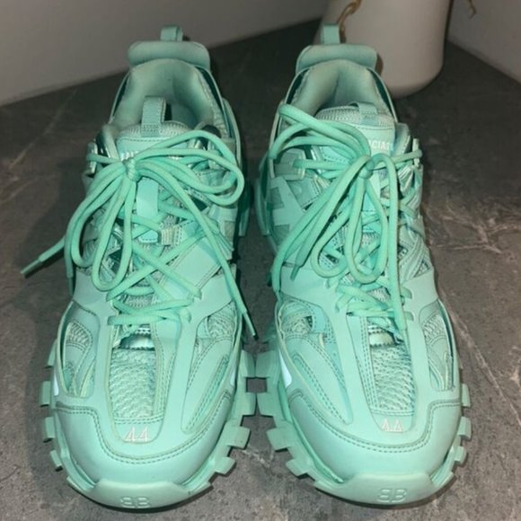 Mens Balenciaga Track Sneakers Recycled Green Size 11 - Picture 1 of 4